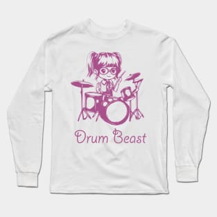 Drum Beast Long Sleeve T-Shirt